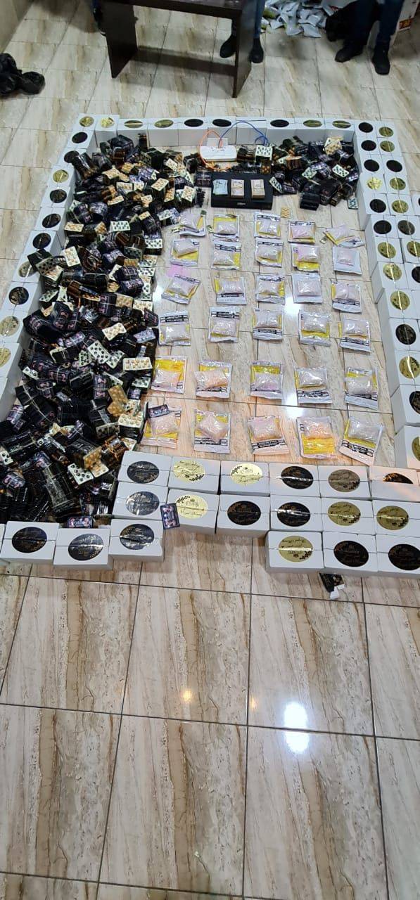 مكافحة المخدرات : إحباط تهريب مليون حبة مخدرة داخل إطارات مركبات عبر أحد المعابر الحدودية  