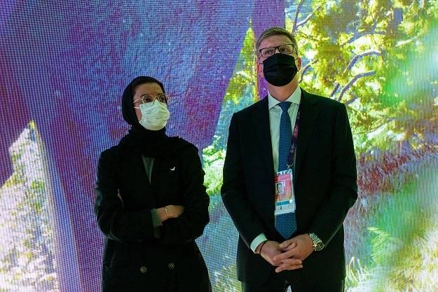 نورة الكعبي تزور جناح روسيا في إكسبو 2020 دبي 