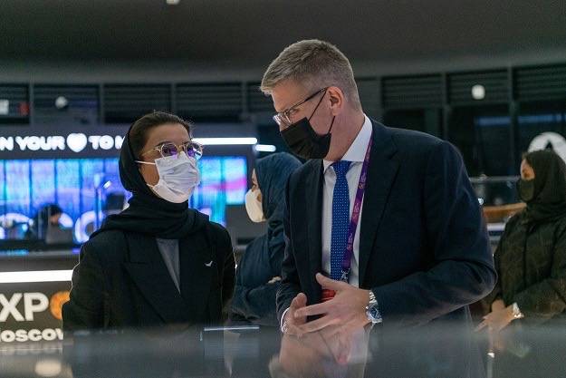 نورة الكعبي تزور جناح روسيا في إكسبو 2020 دبي 