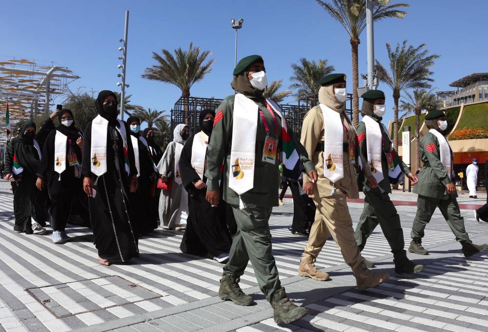المجلس  النسائي لشرطة  دبي تحتفي بأسبوع ام الامارات في اكسبو2020 
