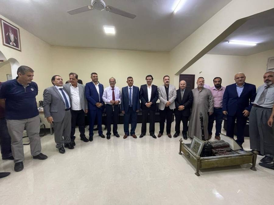 السفير الأردني أمجد القهيوي  يلتقي أبناء الجالية  في محافظة  ظفار