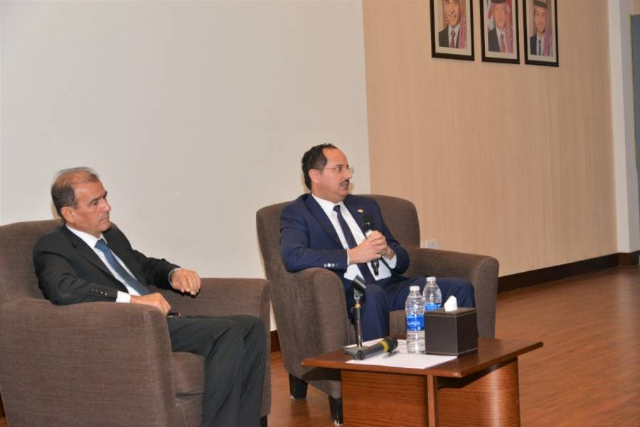 رئيس الجامعة الألمانية الأردنية يلتقي بمساعدي البحث والتدريس