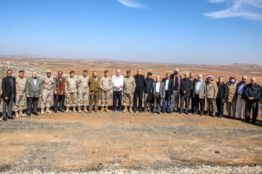 وفد من أعضاء مجلس الاعيان يزور واجهة المنطقة العسكرية الشرقية