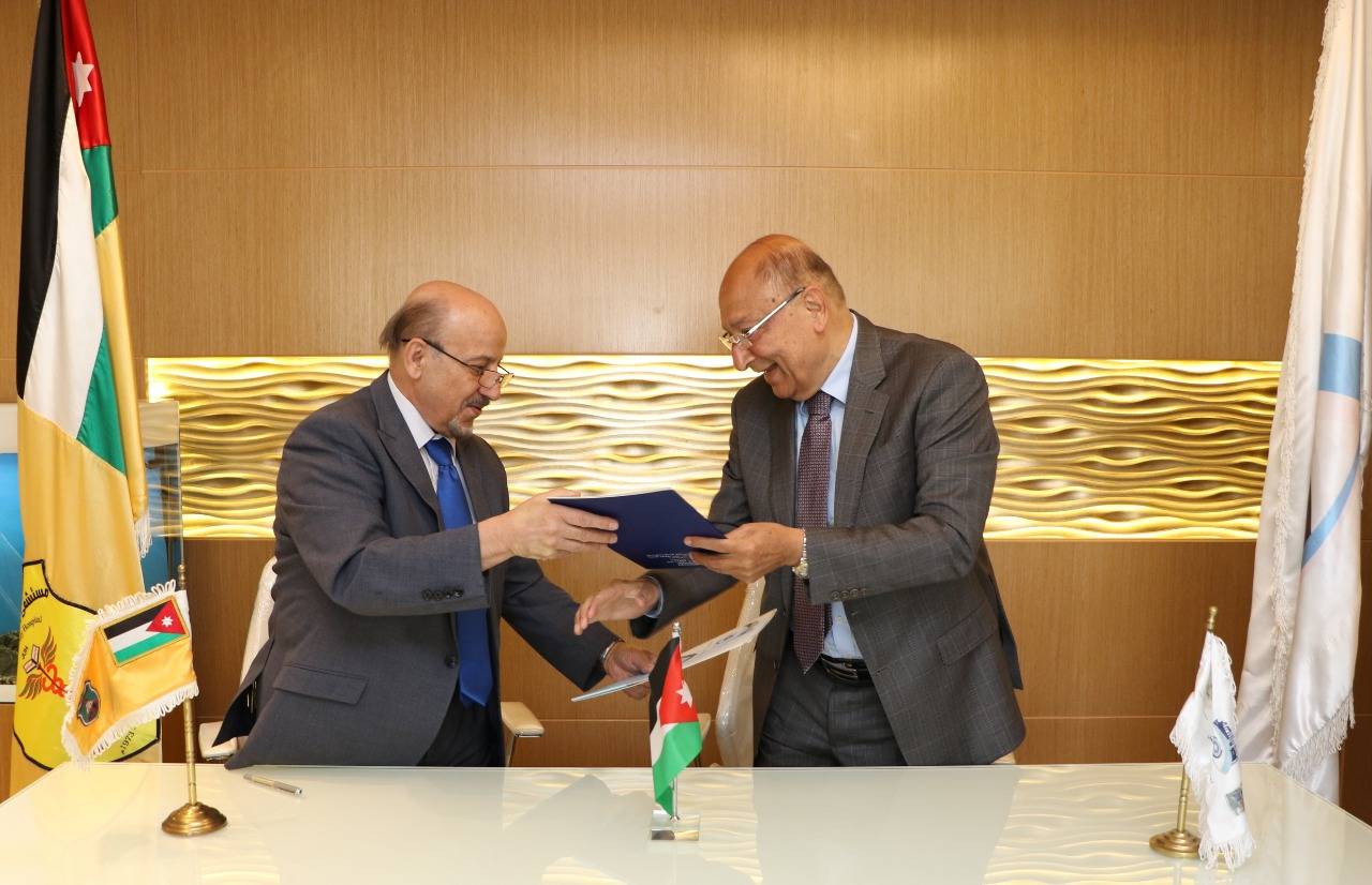 اتفاقية تعاون مشترك بين مستشفى الجامعة الأردنية ومستشفى العيون التخصصي 