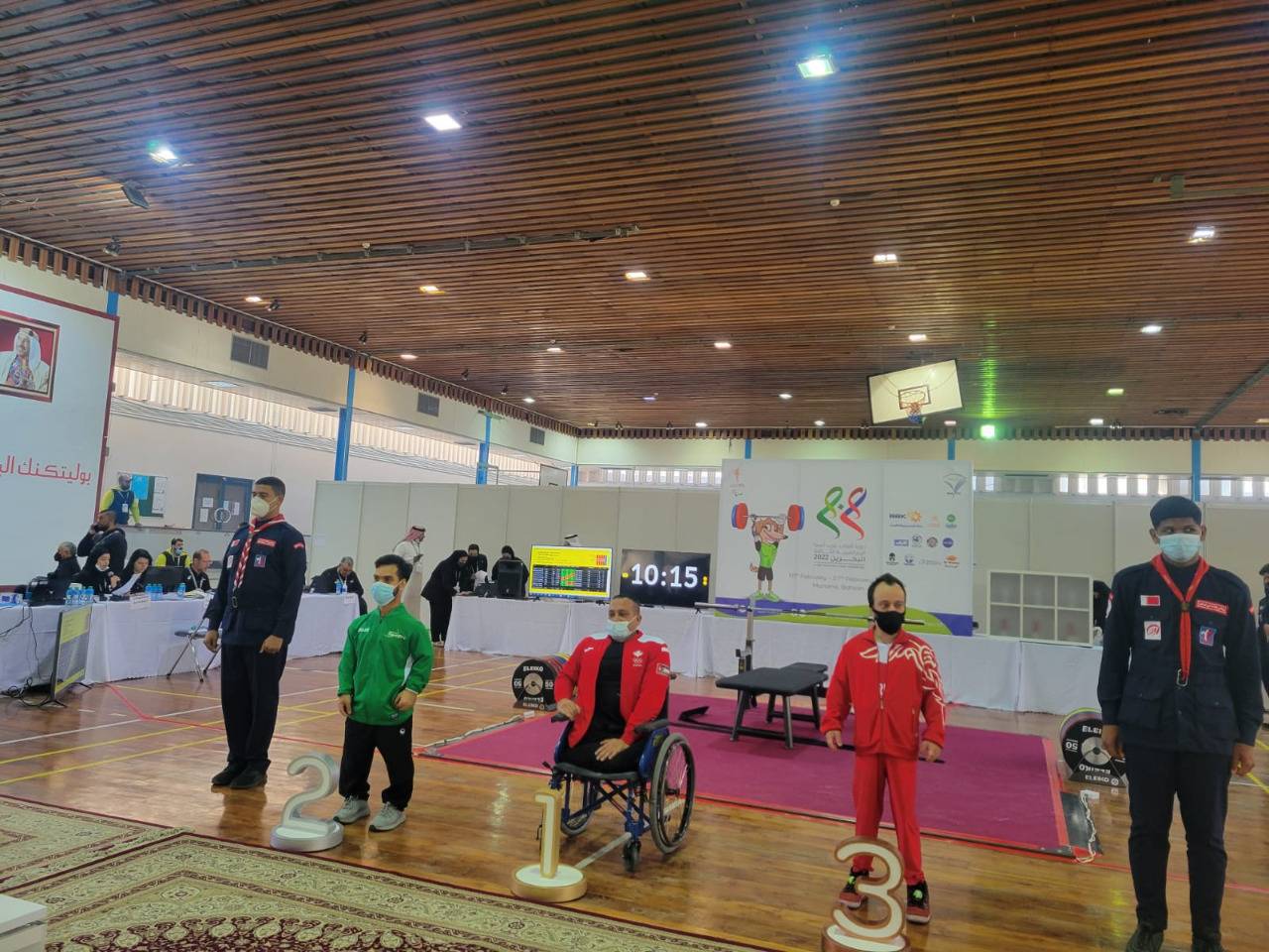 عمر قرادة يعزز سجله الحافل بذهبية جديدة في دورة العاب غرب آسيا البارالمبية