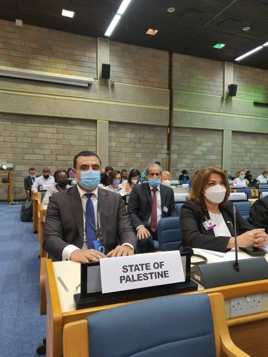 دولة فلسطين تشارك في أعمال الجلسة المستأنفة الثانية للاجتماع الخامس للجمعية العامة للأمم المتحدة للبيئة في نيروبي