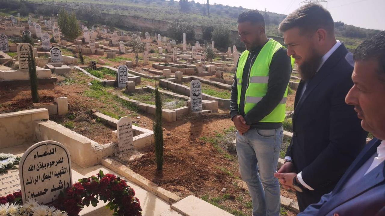 في الذكرى السادسة لإستشهاد البطل الرائد راشد الزيود ... سفير بولندا يستذكر المناسبة بالفخر والاعتزاز 