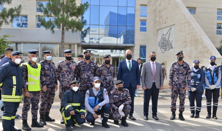 الجامعة الألمانية الأردنية تحتفل باليوم العالمي للدفاع المدني