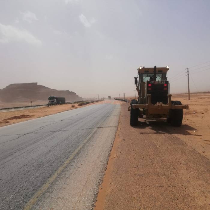 الأشغال تتعامل مع 71 بلاغًا خلال الظروف الجويَّة الرَّاهِنة