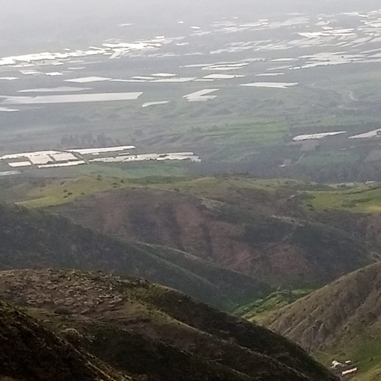 جبال عجلون تعانق جبال فلسطين