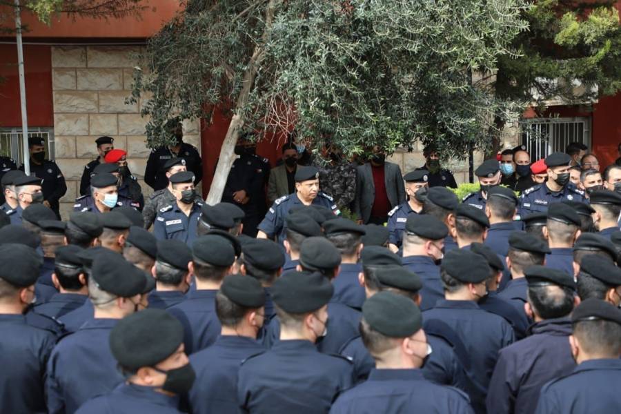 مدير الامن العام يزور مديرية شرطة محافظة اربد