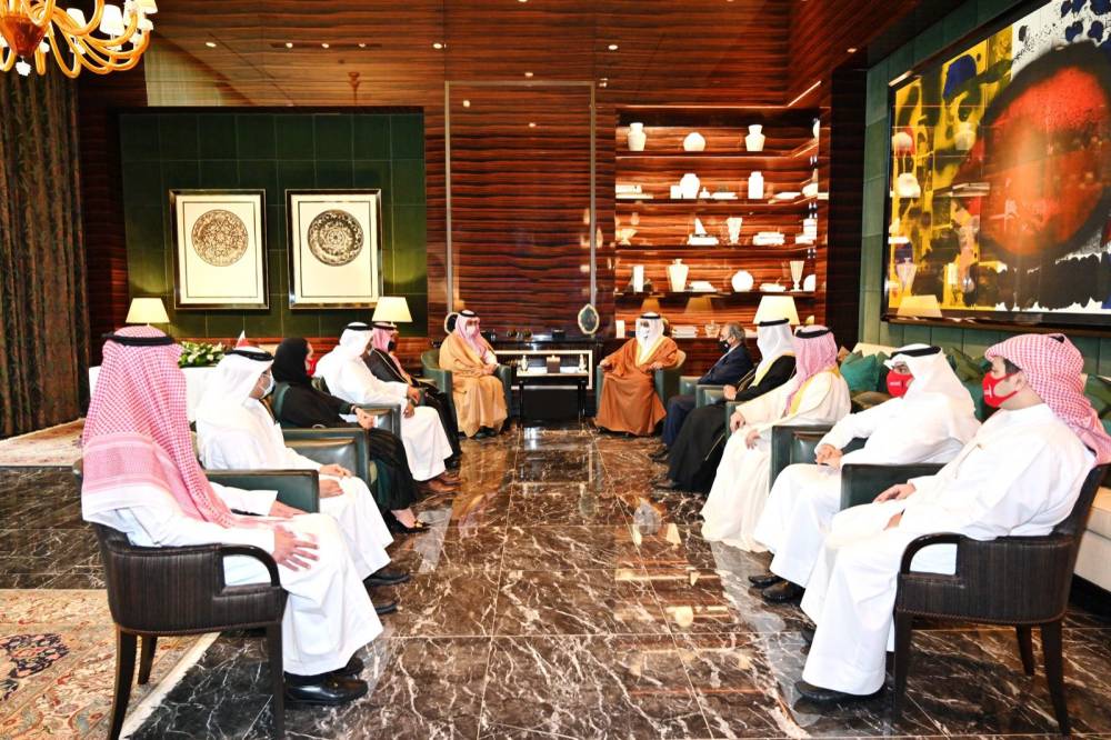 وزير المالية والاقتصاد الوطني البحريني يستقبل الرئيس التنفيذي للصندوق السعودي للتنمية