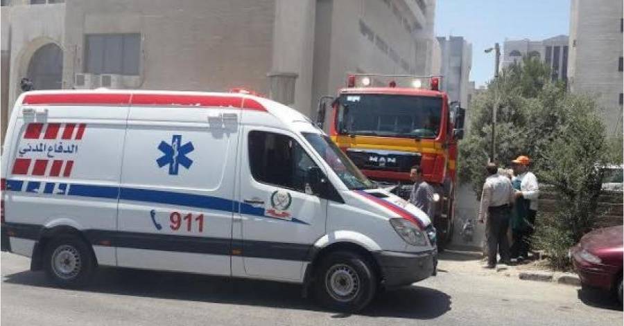 الدفاع المدني يتعامل مع 6 إصابات إثر استنشاق غازات