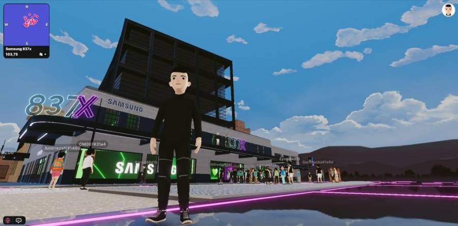 سامسونج تبث فعالية Unpacked 2022 مباشرة في منصة Decentraland، ليكون الأول من نوعه في عالم ميتافيرس