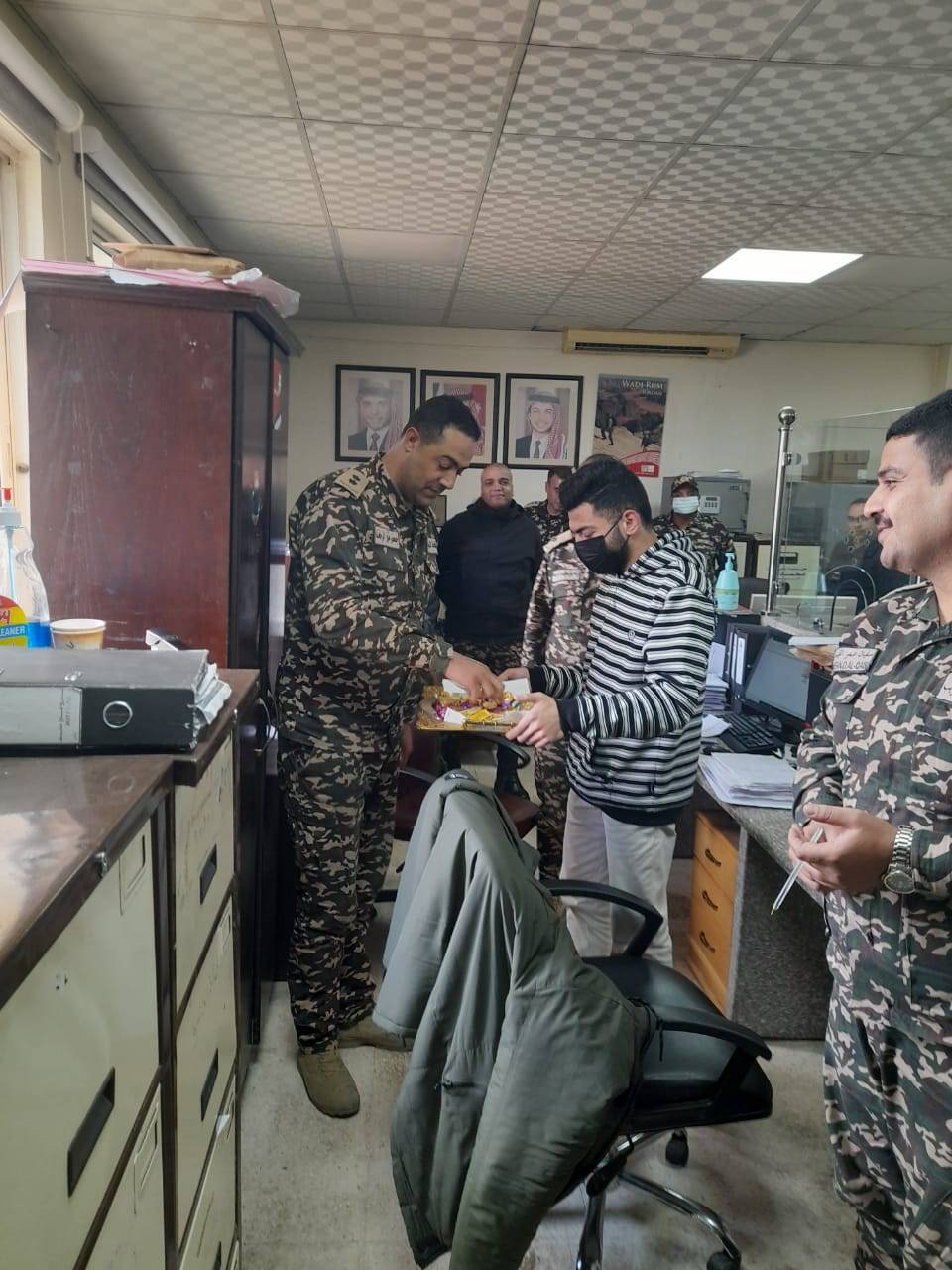 مديرية مكافحة التهريب تحتفل بمناسبة حصول دائرة الجمارك على جائزة التحول إلى الحكومة الإلكترونية 