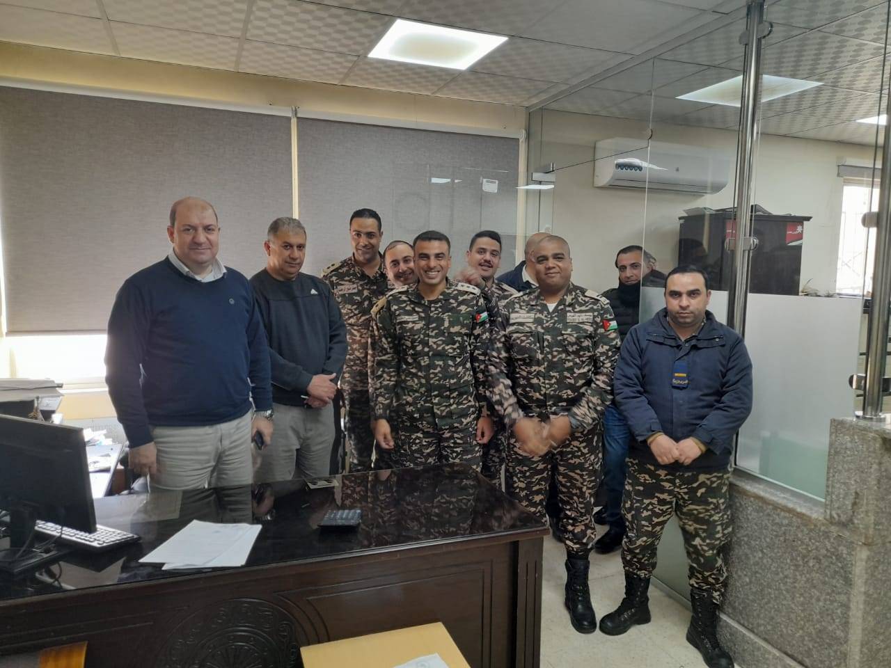 مديرية مكافحة التهريب تحتفل بمناسبة حصول دائرة الجمارك على جائزة التحول إلى الحكومة الإلكترونية 