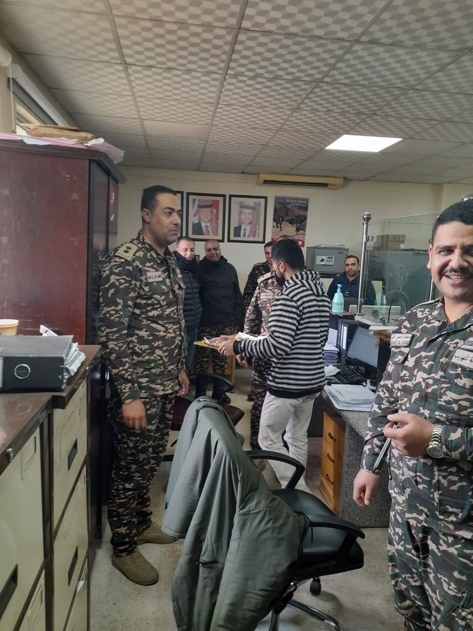 مديرية مكافحة التهريب تحتفل بمناسبة حصول دائرة الجمارك على جائزة التحول إلى الحكومة الإلكترونية 