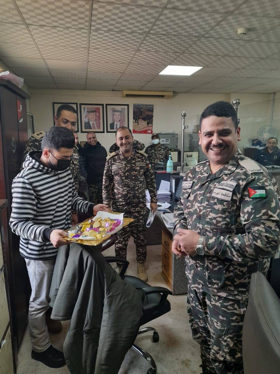 مديرية مكافحة التهريب تحتفل بمناسبة حصول دائرة الجمارك على جائزة التحول إلى الحكومة الإلكترونية 