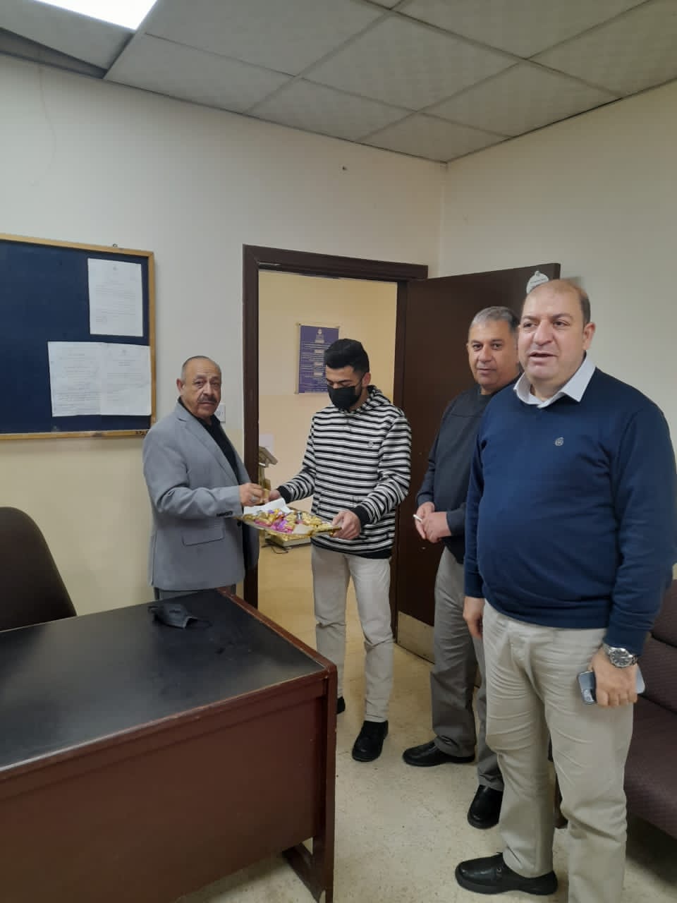 مديرية مكافحة التهريب تحتفل بمناسبة حصول دائرة الجمارك على جائزة التحول إلى الحكومة الإلكترونية 