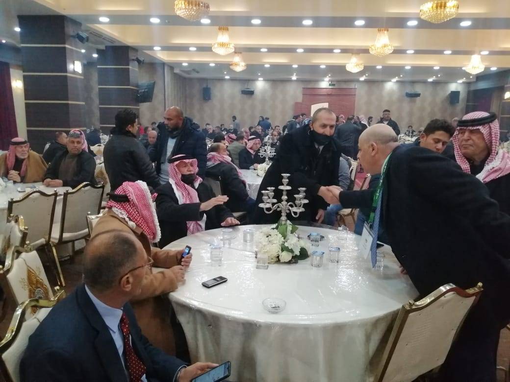 حضور جماهير غير مسبوق من مقاولي محافظة الكرك في لقاء كتلة الوفاء