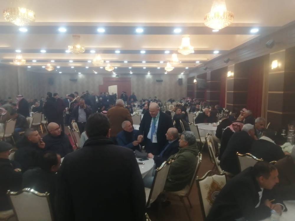 حضور جماهير غير مسبوق من مقاولي محافظة الكرك في لقاء كتلة الوفاء