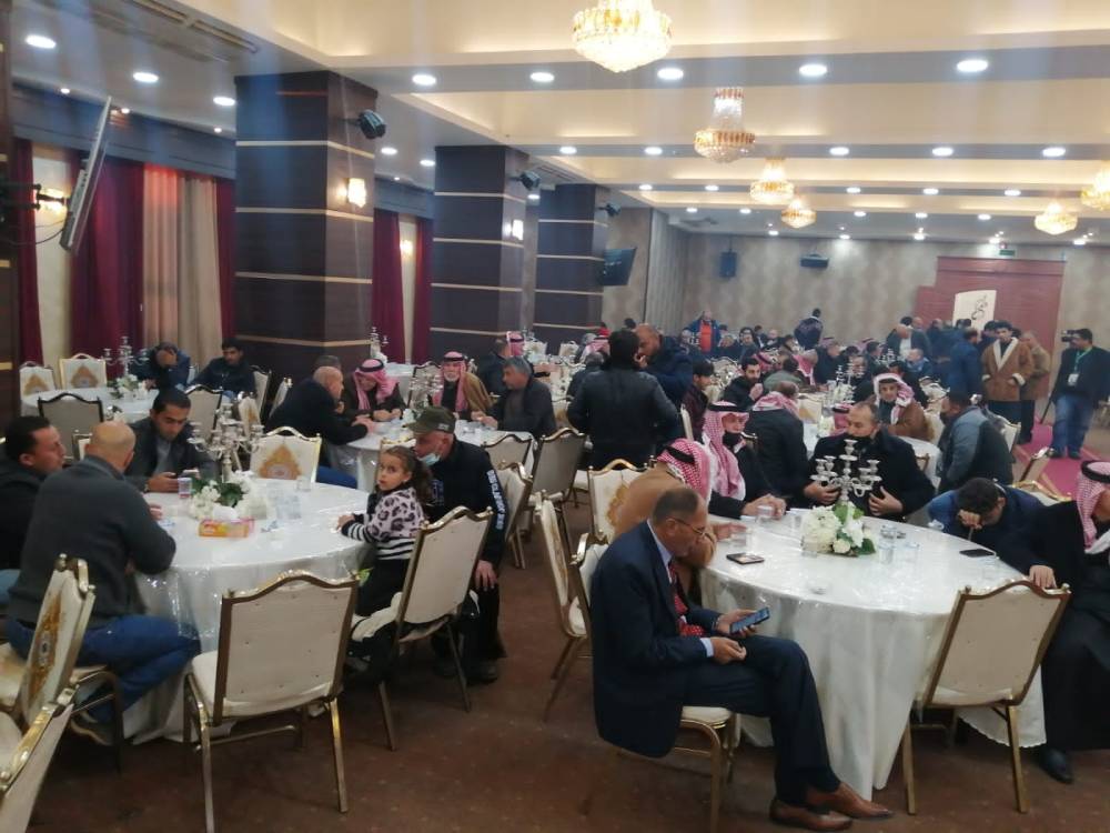 حضور جماهير غير مسبوق من مقاولي محافظة الكرك في لقاء كتلة الوفاء