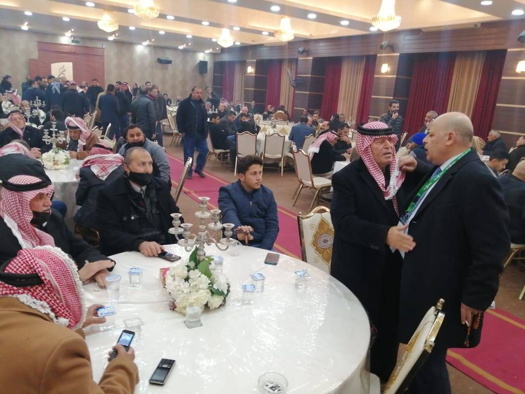 حضور جماهير غير مسبوق من مقاولي محافظة الكرك في لقاء كتلة الوفاء