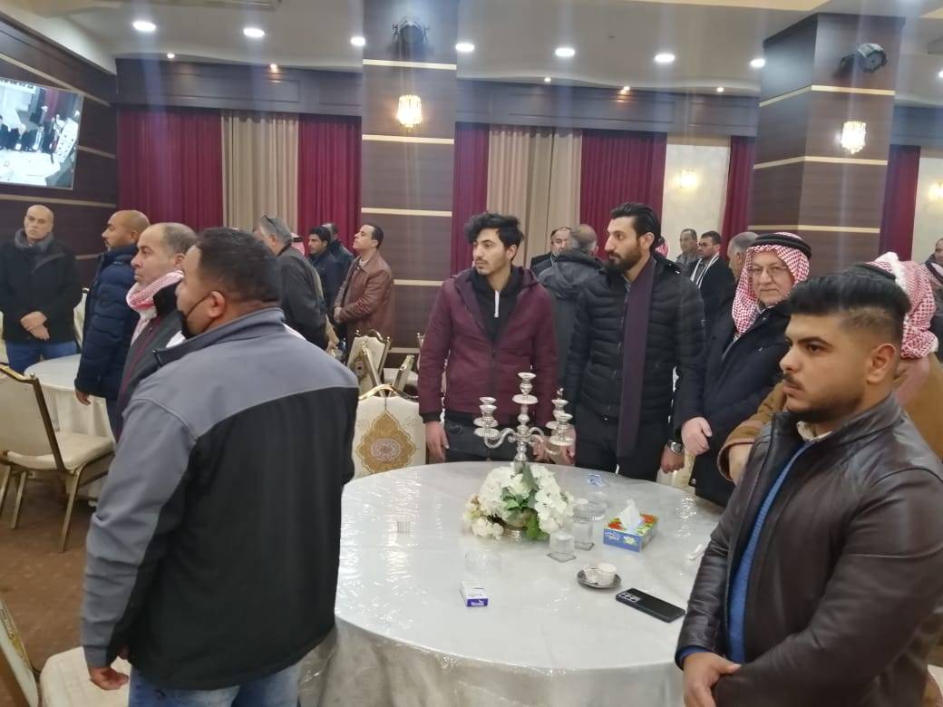 حضور جماهير غير مسبوق من مقاولي محافظة الكرك في لقاء كتلة الوفاء