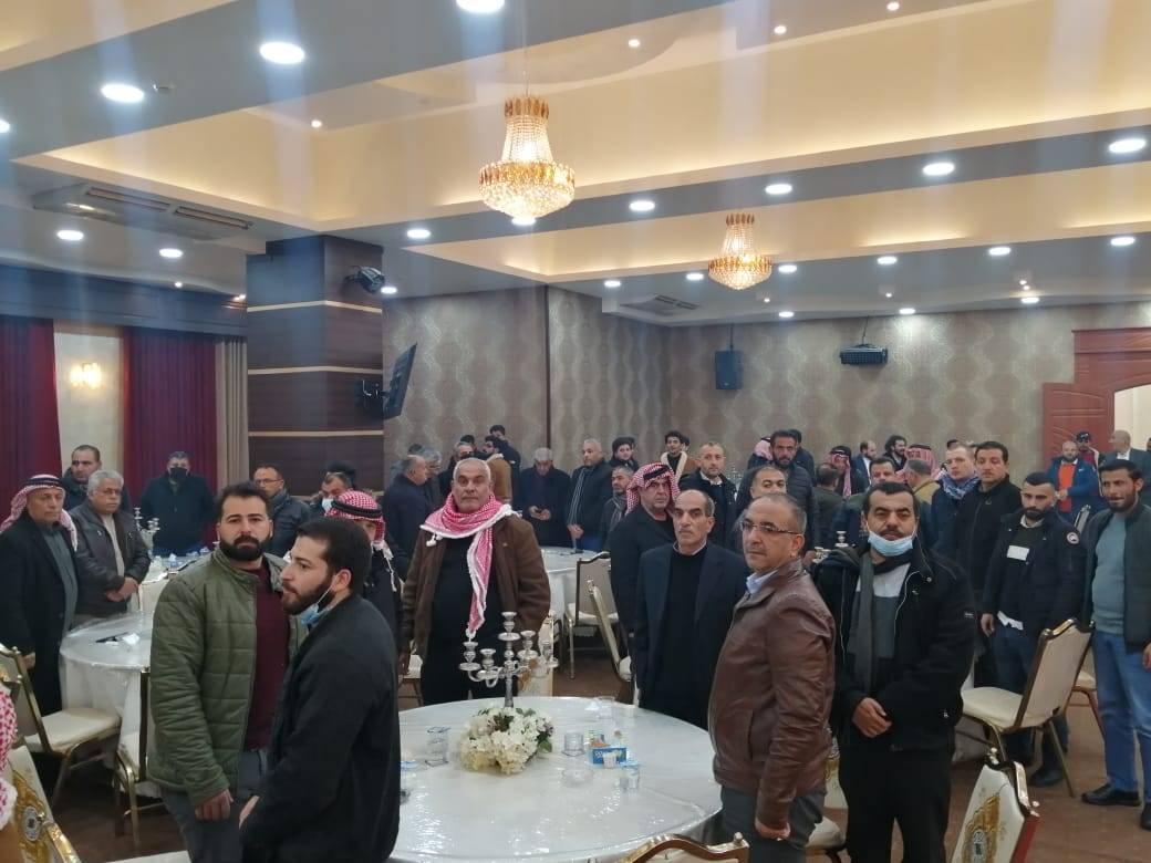 حضور جماهير غير مسبوق من مقاولي محافظة الكرك في لقاء كتلة الوفاء