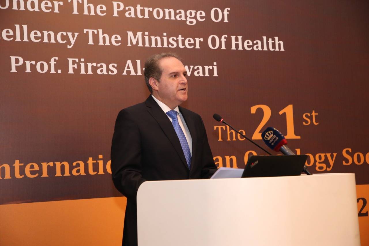 الهواري يفتتح فعاليات المؤتمر الدولي الاردني 21 لجمعية الأورام