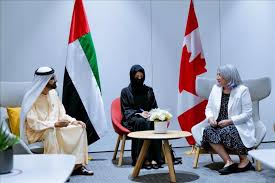 محمد بن راشد يستقبل حاكم عام كندا في إكسبو 2020 دبي