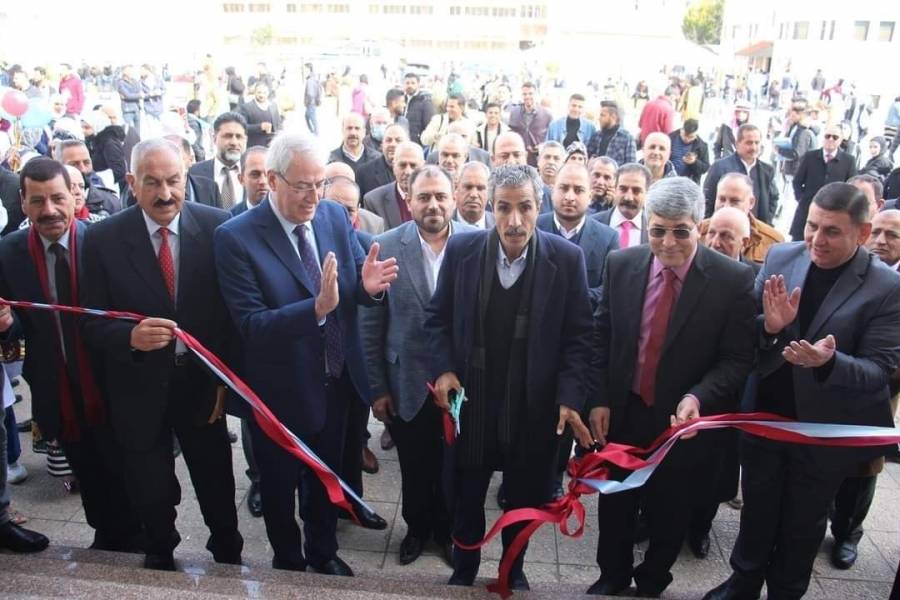 مستشفى الملك المؤسس يشارك باليوم الطبي المجاني في كلية اربد الجامعية .. صور