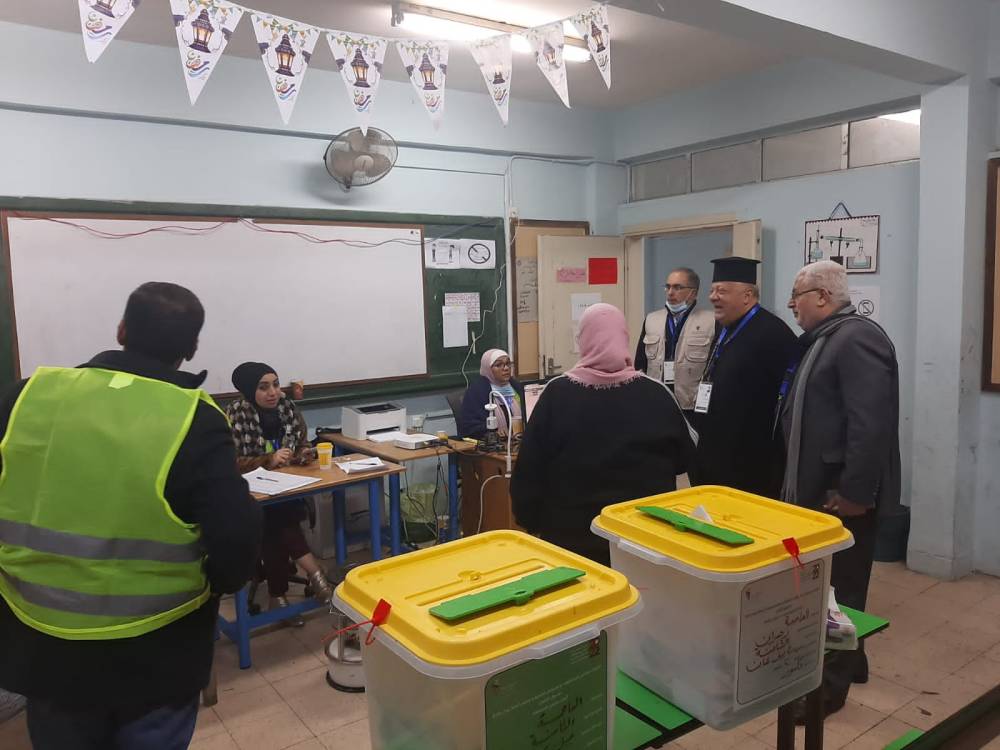 غرايبة والعرموطي والأب حداد يجرون جولة ميدانية على مراكز اقتراع في العاصمة