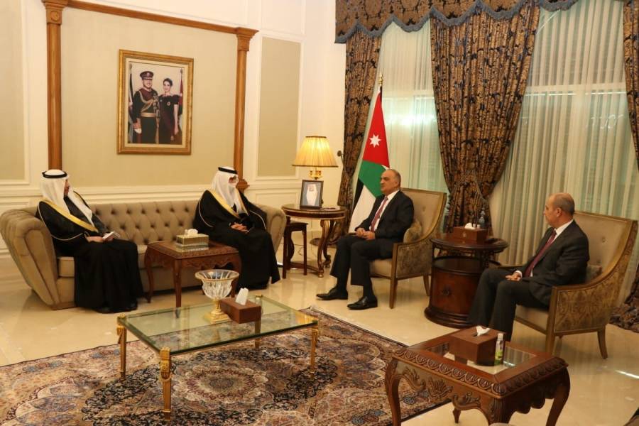 الخصاونة يلتقي معالي وزير النقل والخدمات اللوجستية السعودي