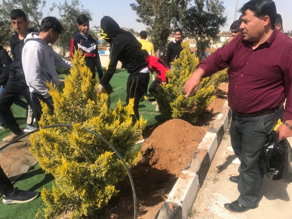 مديرية شباب المفرق تنظم يوماً تطوعياً 