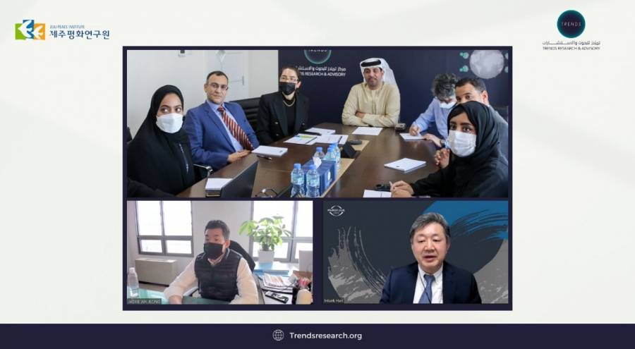 مركز تريندز ومعهد جيجو للسلام في كوريا الجنوبية يوقعان اتفاقية تعاون بحثي ومعرفي