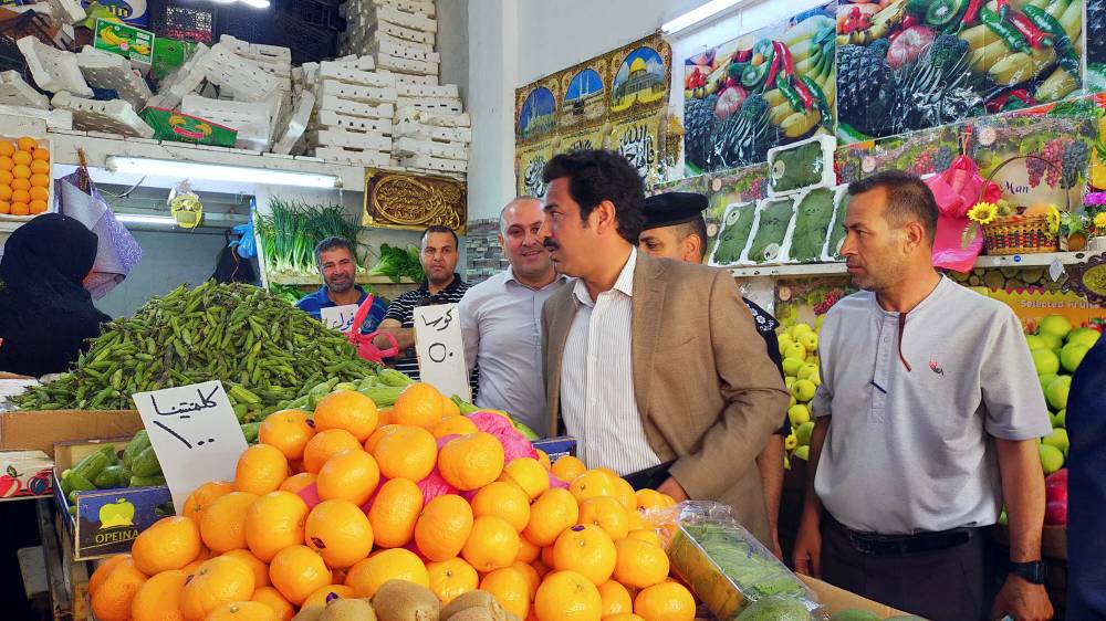 متصرف لواء الكورة يتابع أسعار الخضروات والسلع الغذائية في دير ابي سعيد..