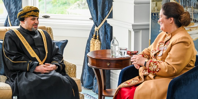 تحيات جلالة السُّلطان إلى الحاكم العام لنيوزيلندا ينقلها سفير سلطنة عُمان
