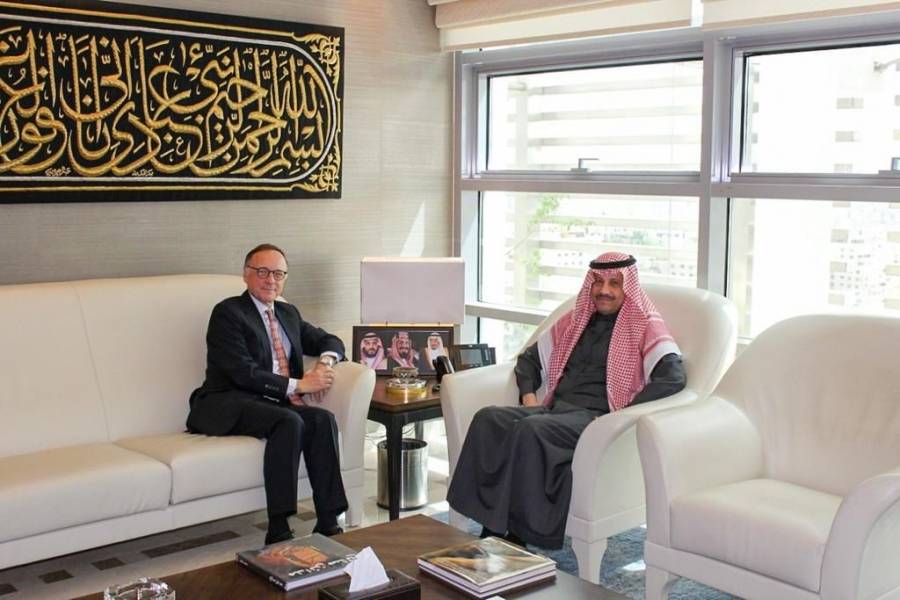 السديري يستقبل السفير الهولندي لدى الأردن هاري فيرويج