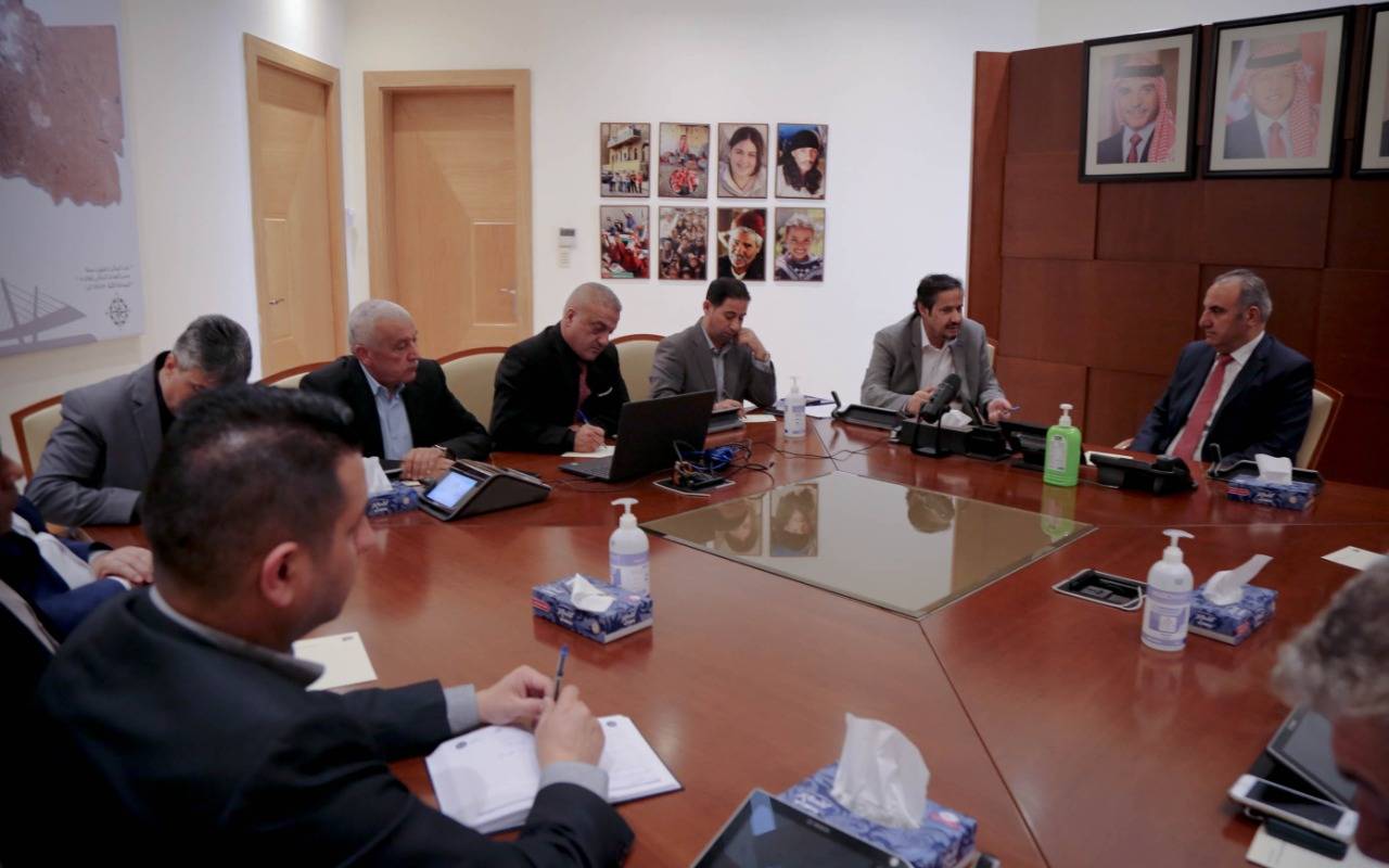 أمين عمان الكبرى يستقبل نقيب ومجلس نقابة المقاولين  