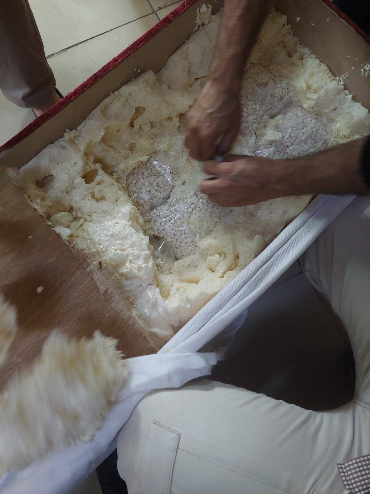  الجمارك الأردنية تحبط محاولة تهريب (238) كغم من حبوب المخدرات الكبتاجون