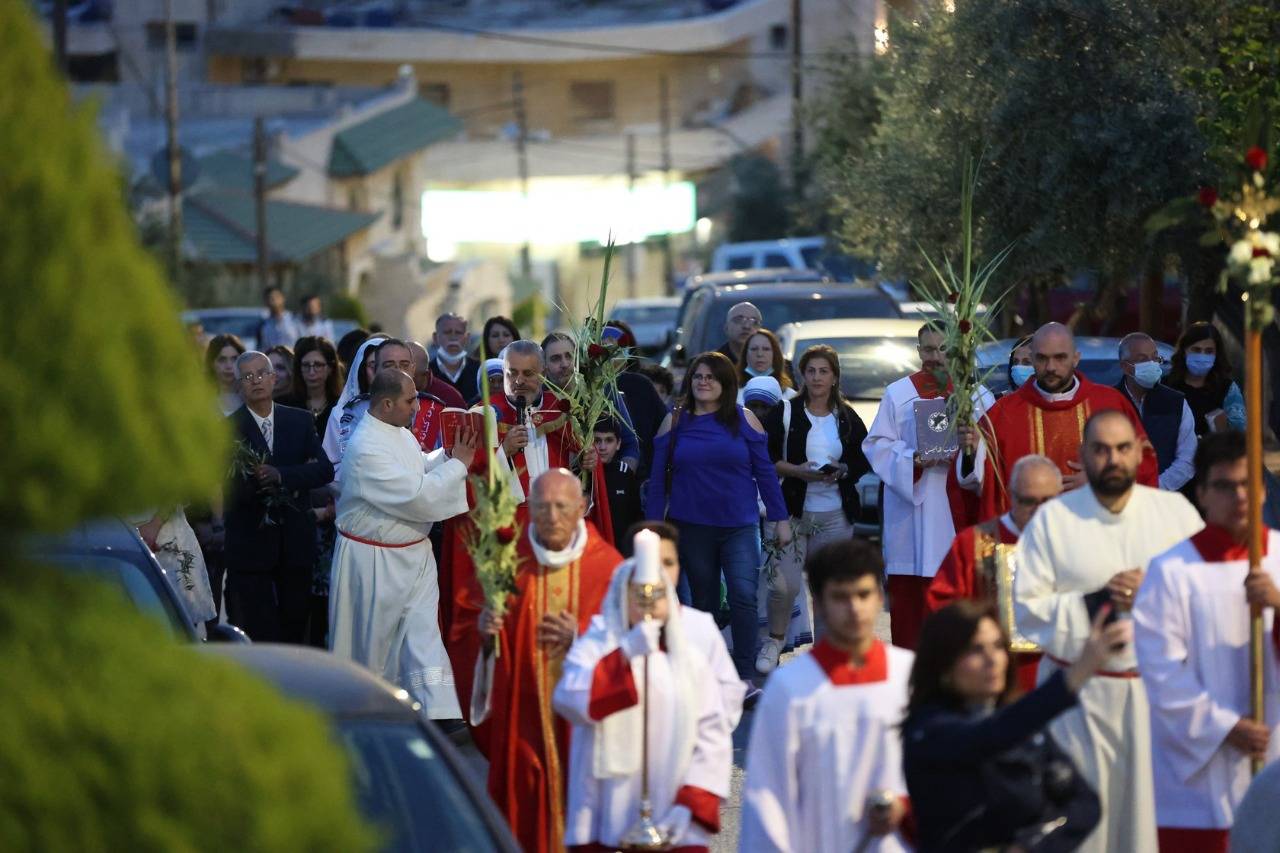 مسيحيو الأردن يحتفلون بأحد الشعانين