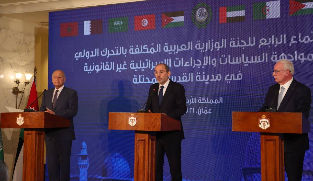 البيان المشترك للجنة الوزارية العربية (نص)