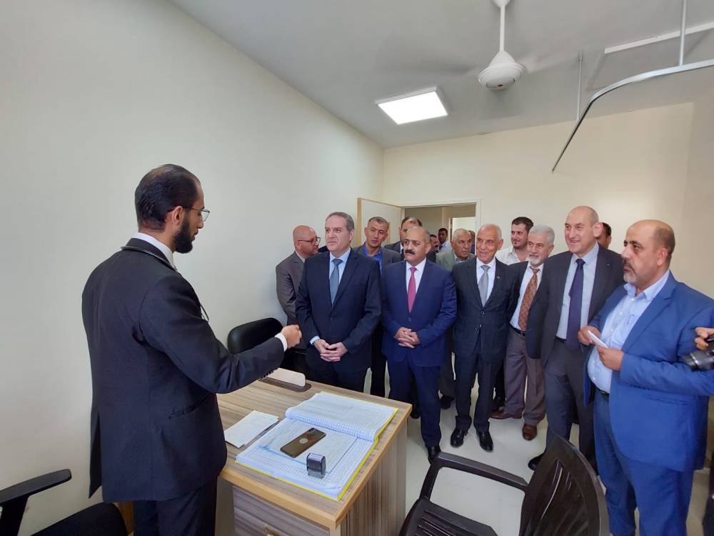 وزير الصحة  يفتتح مركزي صحي ملكا الشامل وعقربا الأولي