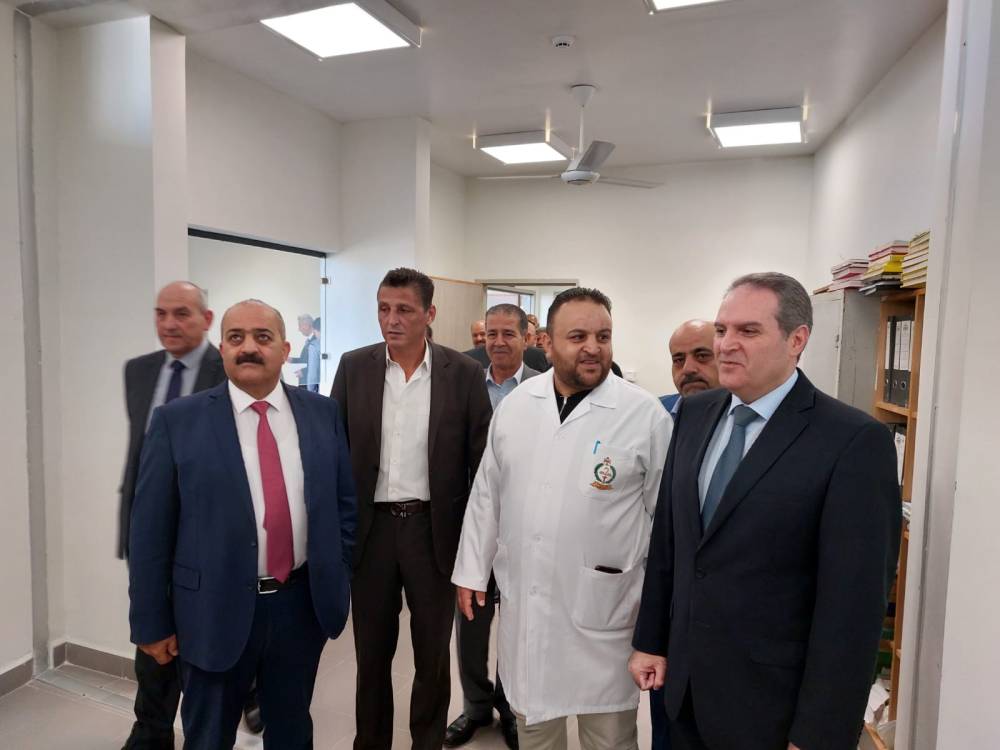 وزير الصحة  يفتتح مركزي صحي ملكا الشامل وعقربا الأولي
