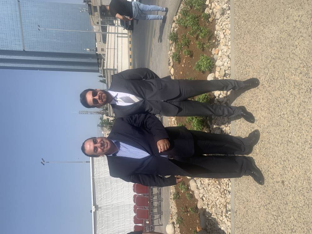 امين عمان والسفير العراقي يزيحان الستار عن مجسم السوسنة على الدوار السادس   