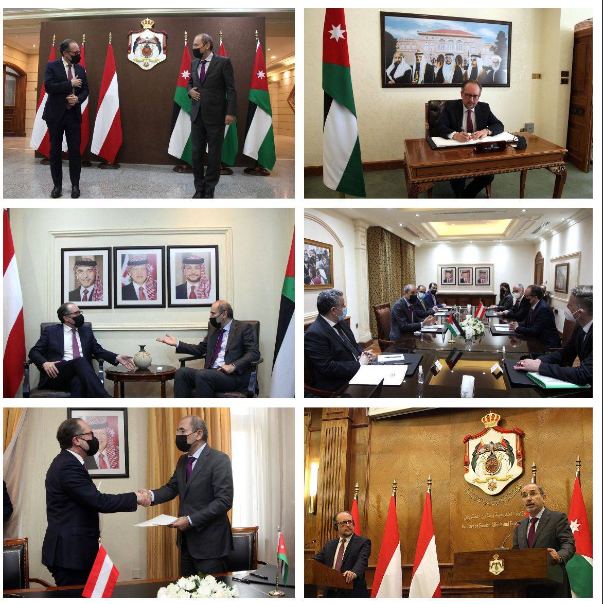 الصفدي يبحث مع شالينبرغ وقف التصعيد في القدس