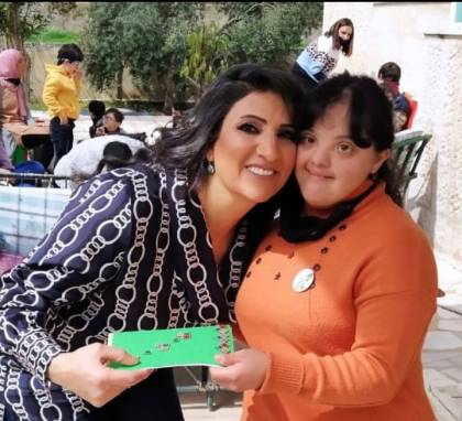 السيدة سوزان ابونعمة تقيم افطارا رمضانيا للاطفال واليافعين من ذوي متلازمة داون وذويهم