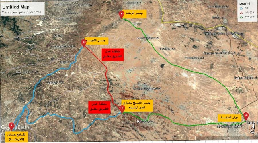 الأشغال تعلن عن تحويلات مرورية على طريق مثلث النعيمة بلعما الزرقاء للبدء بأعمال توسعته