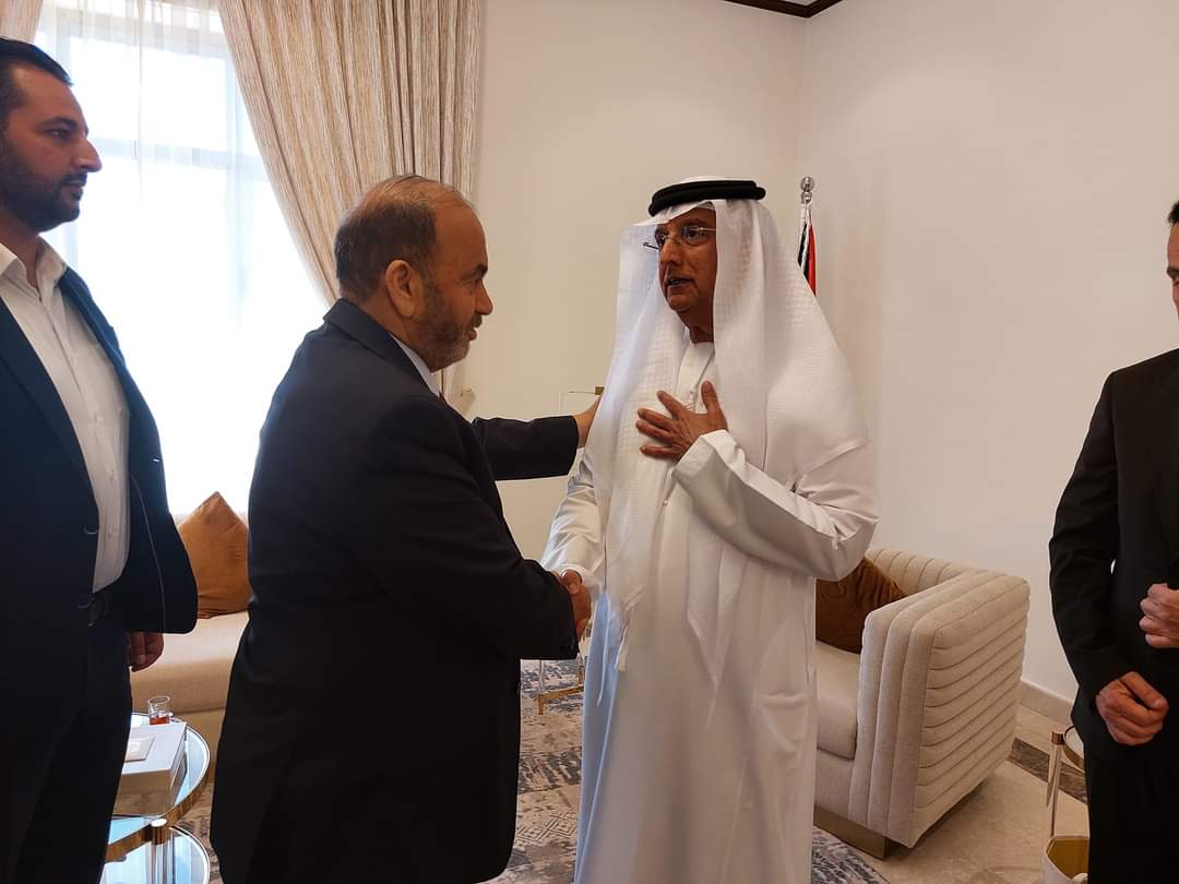 وفد من جامعة جدارا يقدم واجب العزاء بوفاة الشيخ خليفة بن زايد رئيس دولة الامارات 